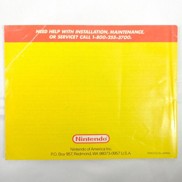 Yoshi NES Nintendo Instruction Booklet Manual *ONLY* - Picture 2 of 5